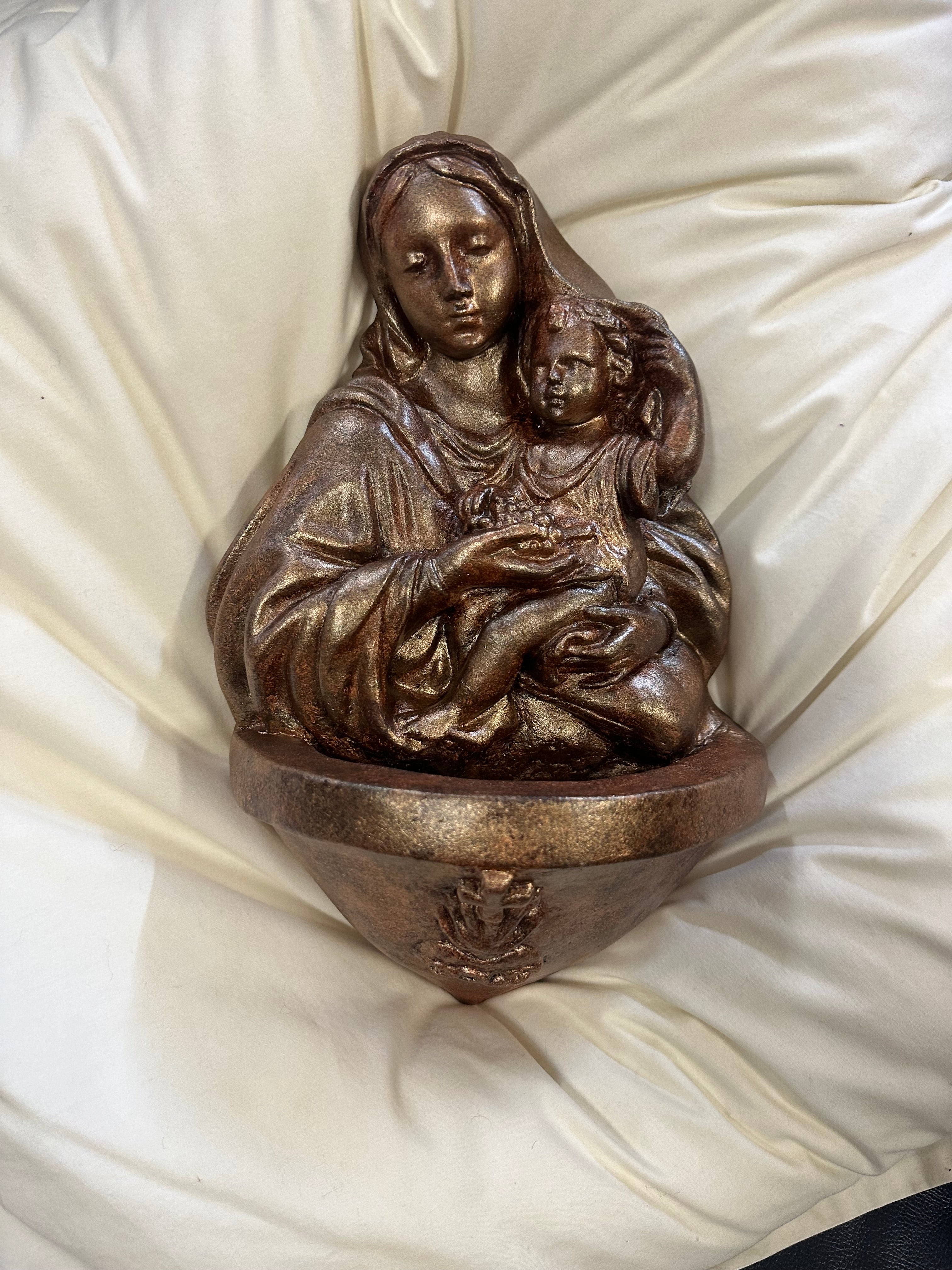 Our Lady Holy Water Font