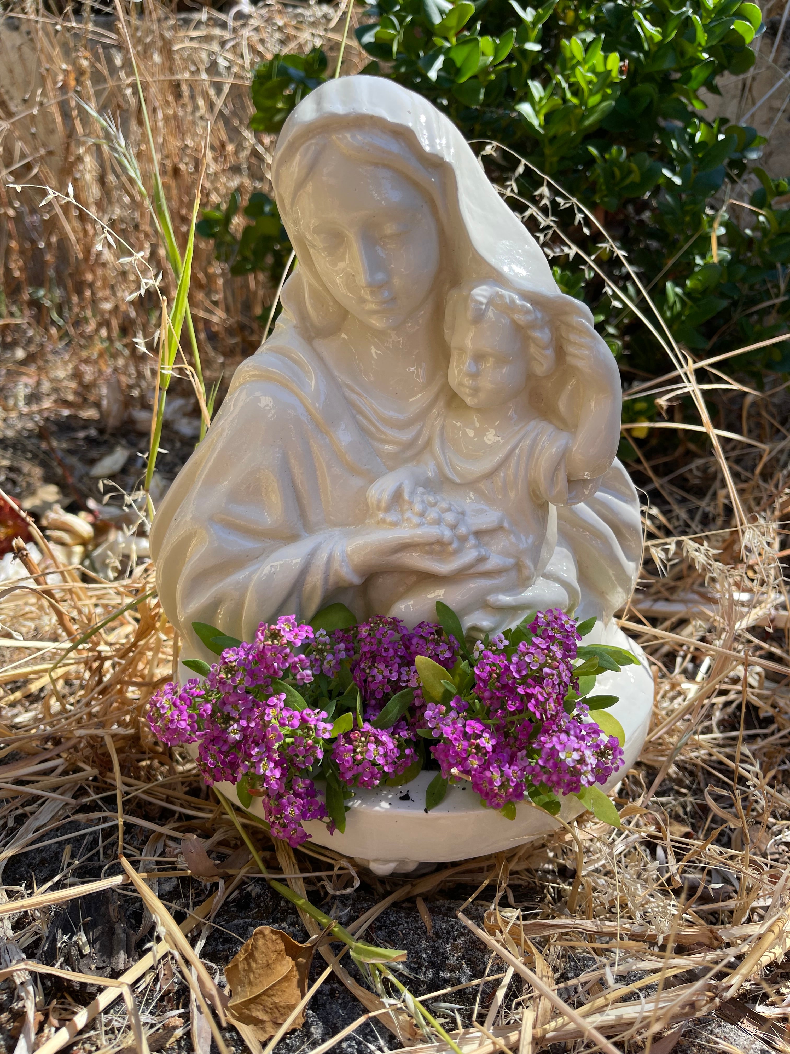 Our Lady Holy Water Font