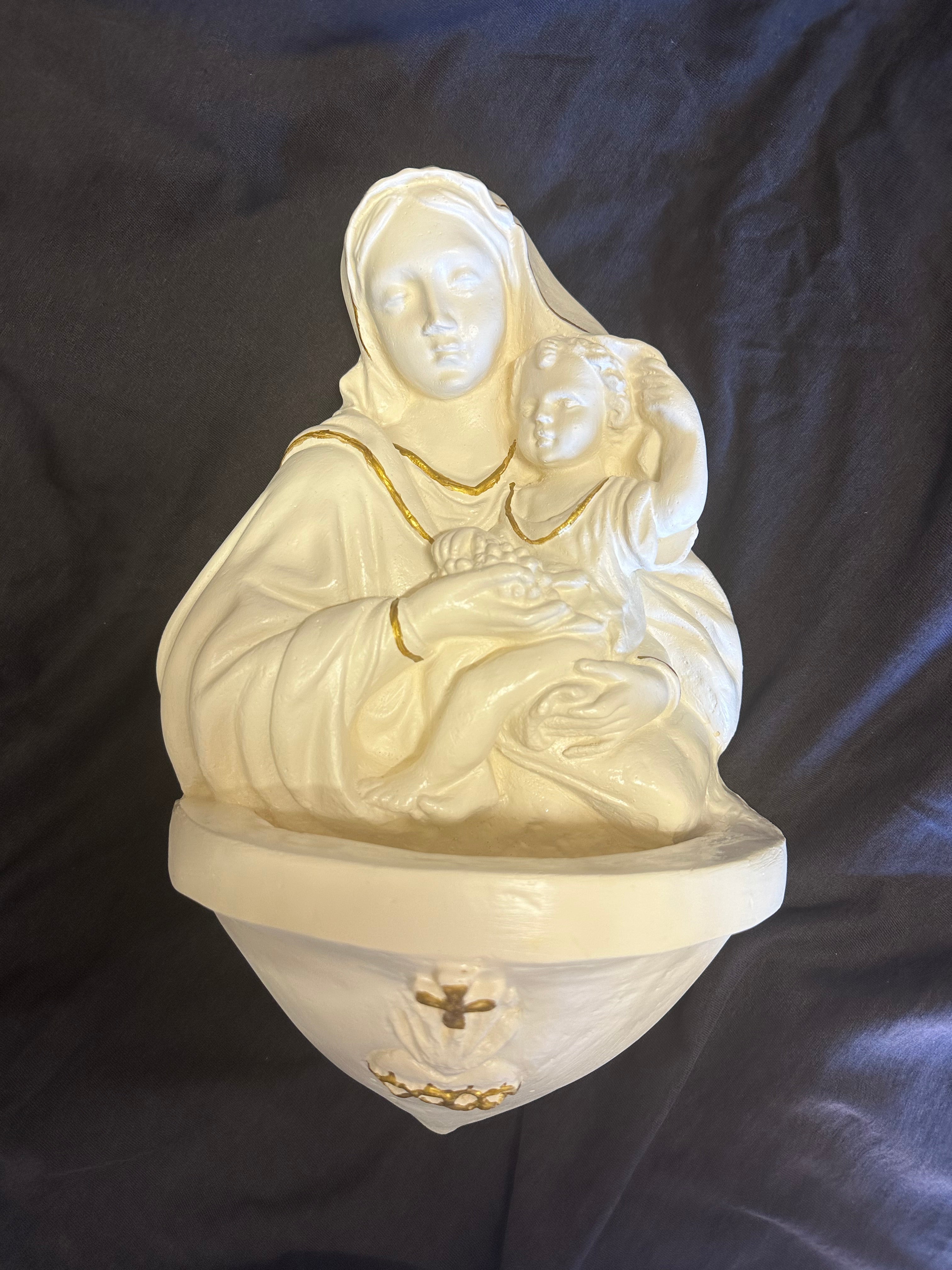 Our Lady Holy Water Font