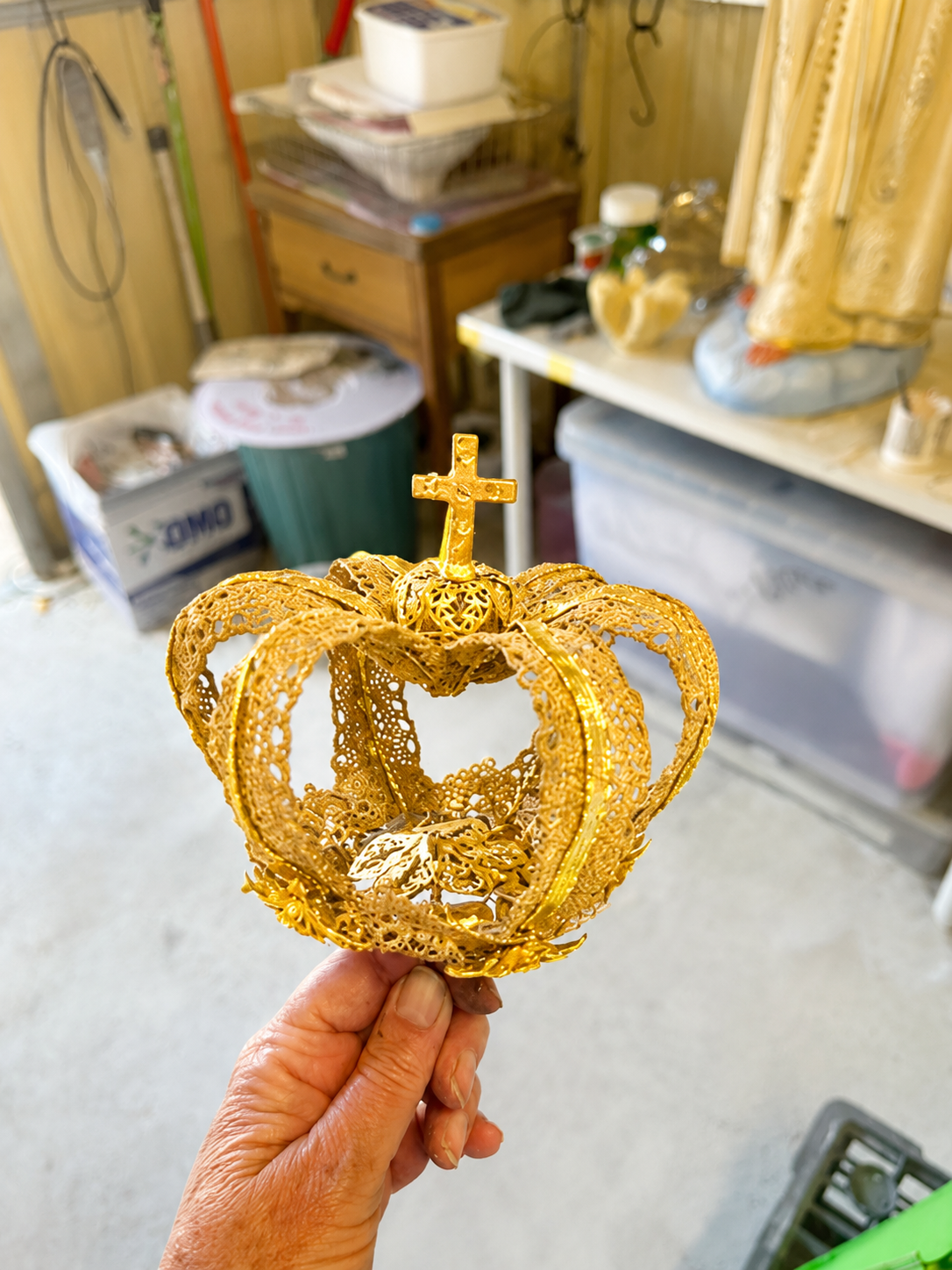 Handmade Crown for Our Lady Statue