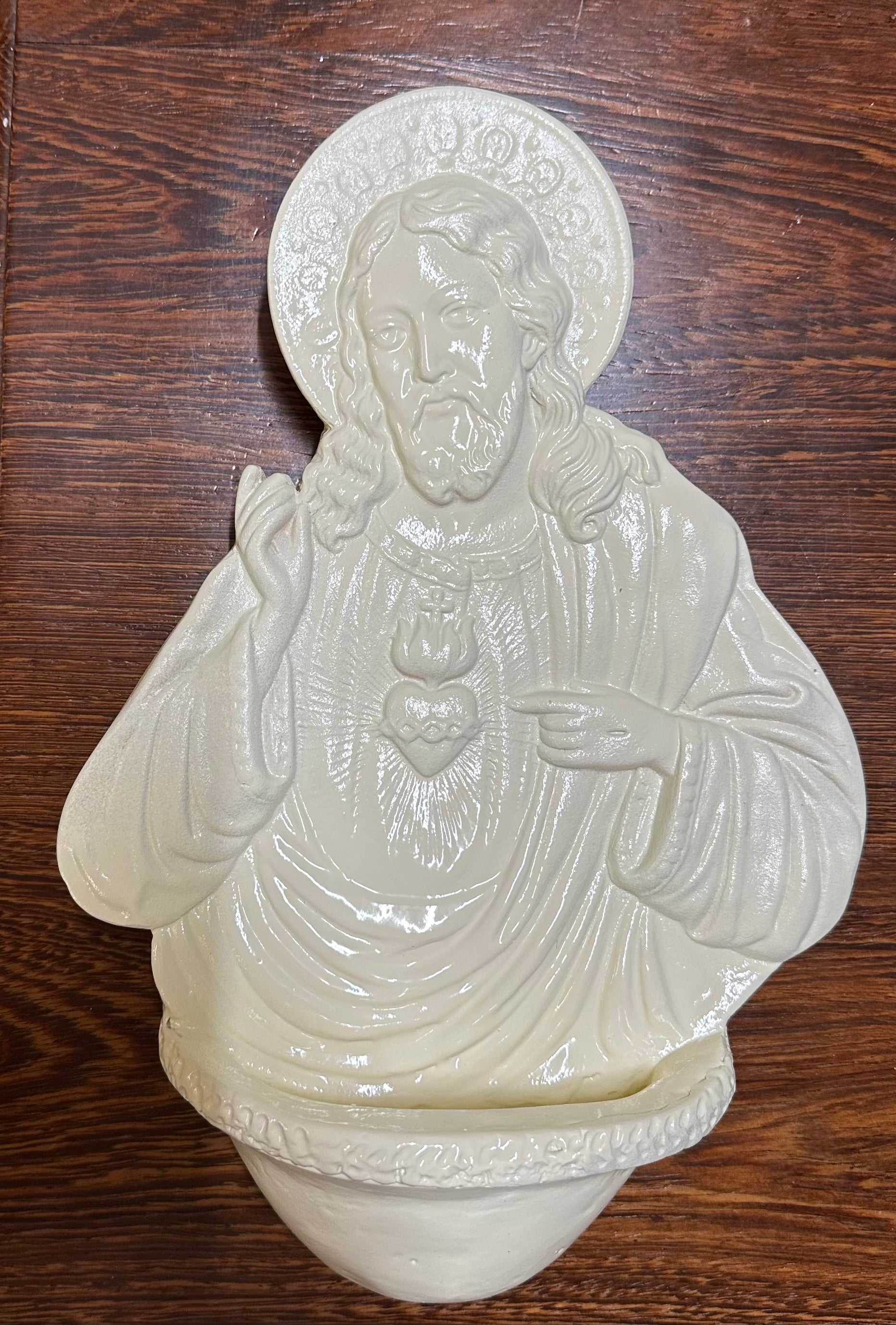Sacred Heart Holy Water Font 25cm